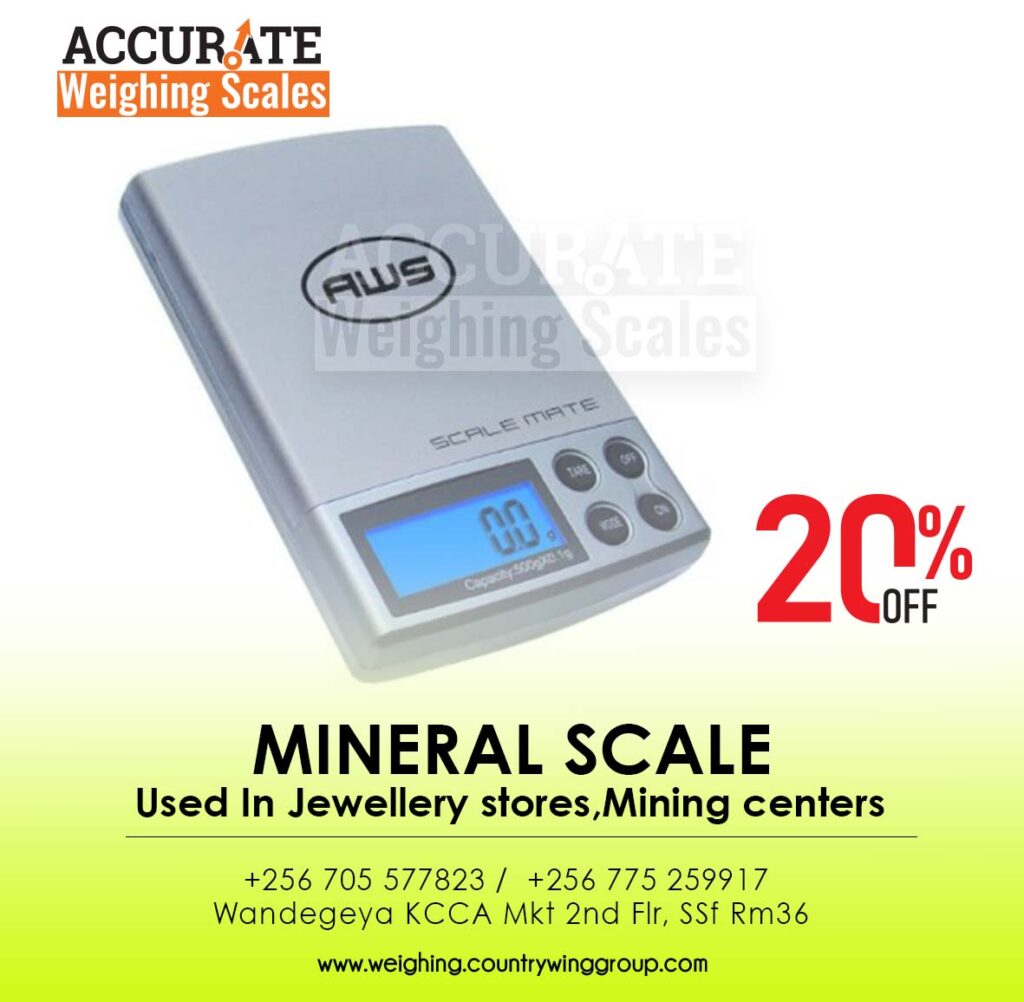 portable mineral scales